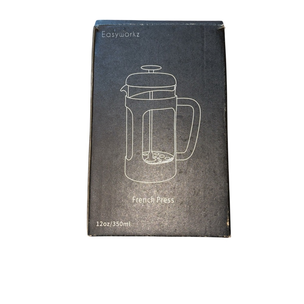 🌞 Black French Press Coffee Maker Kitchen Accessory